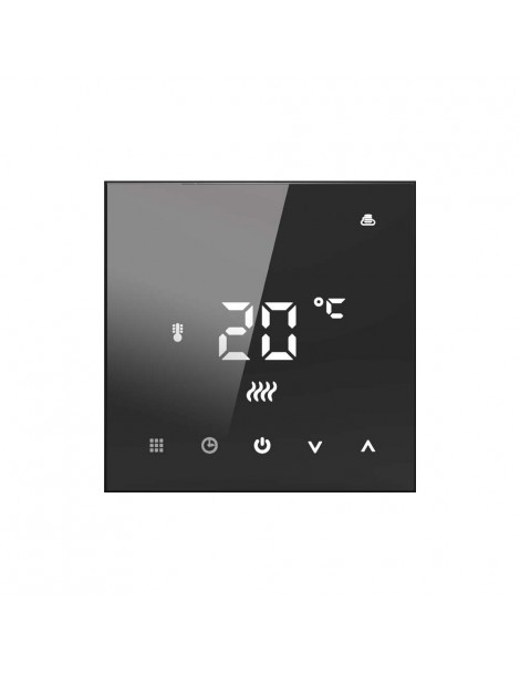 Thermostat Tuya / Smart Life - chauffage par le sol, noir